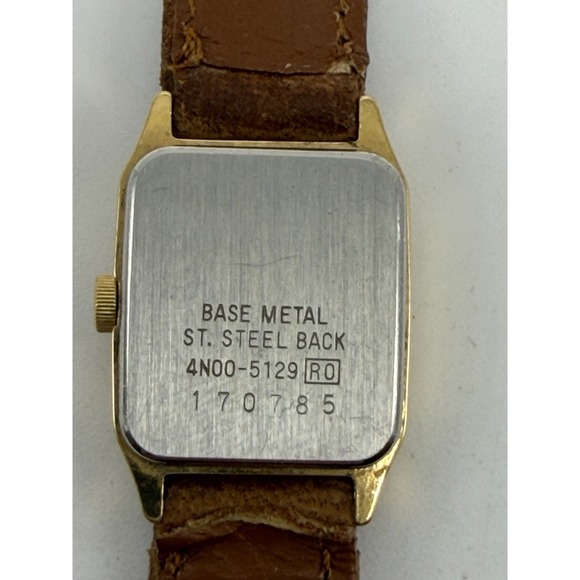 Seiko 4N00-5129 Ladies Tank Watch New Battery 17MM 6.5\
